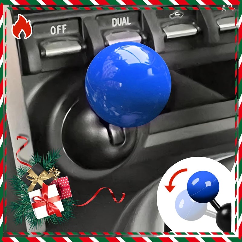 Tybasthe 𝙊𝙧𝙞𝙜𝙞𝙣𝙖𝙡｜Push Start Button Cover, Metal Car Joystick Push to Start Car Joystick Starter Engine Start Stop Button Cover Car Ignition Button Cover Cool Car Accessories Interior Decorations Blue - Image 1